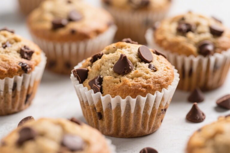 Chocolate Chip Protein Muffins – Soft, Satisfying, and Easy to Make