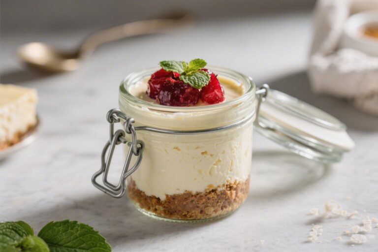 Keto Mason Jar Cheesecake – Creamy, Quick, and Perfectly Portable