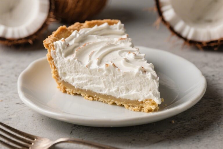 Keto Coconut Cream Pie – A Light, Creamy, Low-Carb Delight