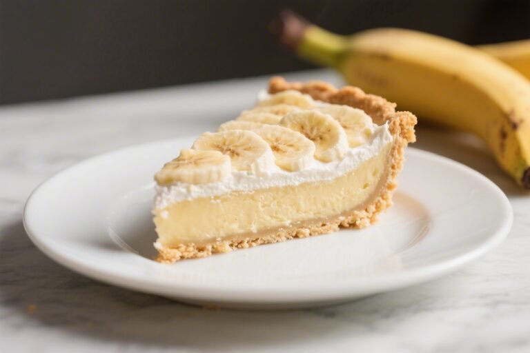 Sugar-Free Banana Cream Pie – Light, Creamy, and Surprisingly Easy