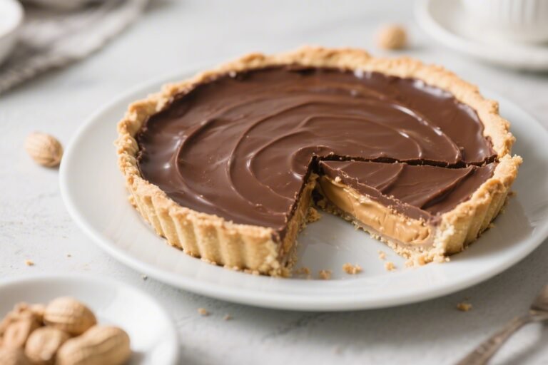 Keto Chocolate Peanut Butter Pie – Rich, Creamy, and Low-Carb