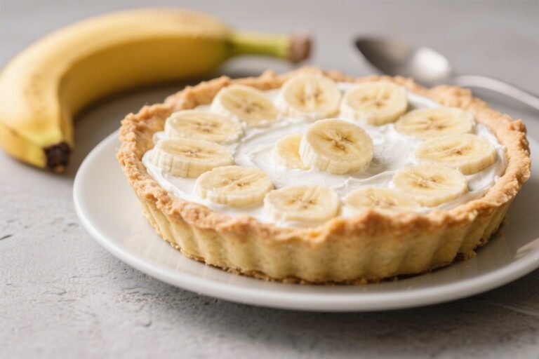 Low-Calorie Banana Cream Pie – Light, Creamy, and Satisfying
