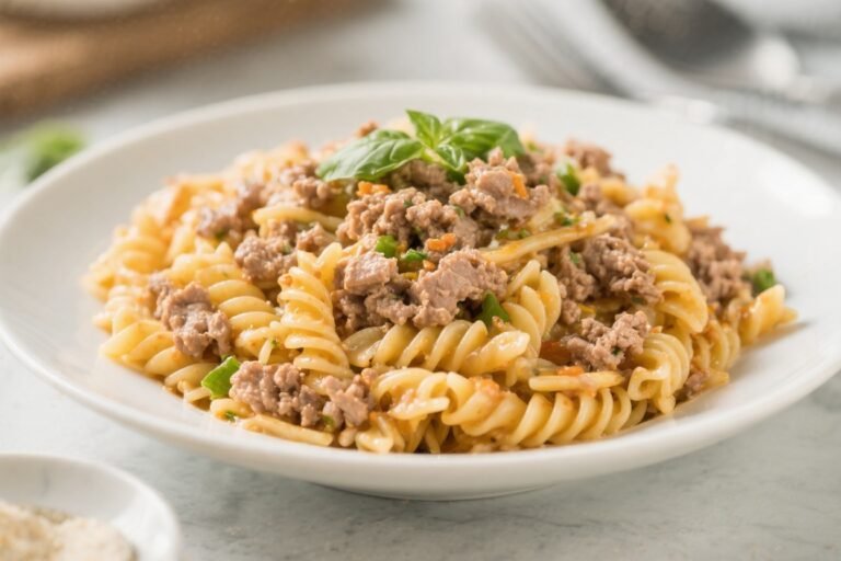 Healthy Ground Turkey Pasta – A Light, Flavorful Weeknight Favorite