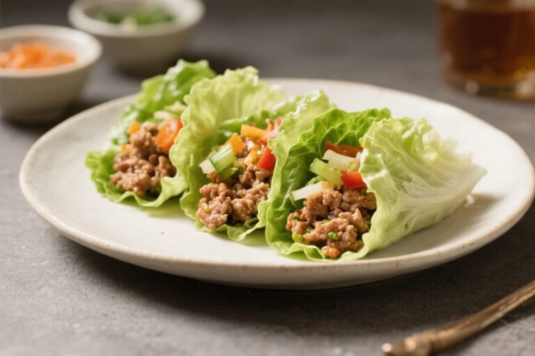 Ground Turkey Lettuce Wraps – Fresh, Flavorful, and Weeknight Easy