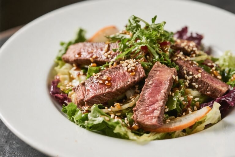 Million Dollar Asian Sesame Steak Salad – Bold, Bright, and Weeknight-Friendly