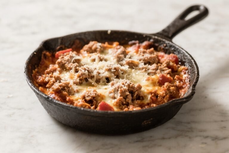 Ground Turkey Parmesan Skillet – A Cozy, Weeknight-Friendly Classic