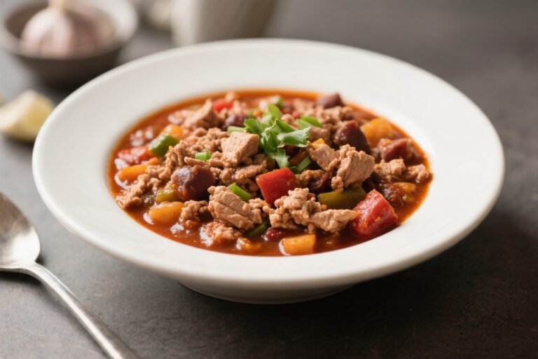 Healthy Ground Turkey Chili – A Lighter, Flavor-Packed Comfort Dish
