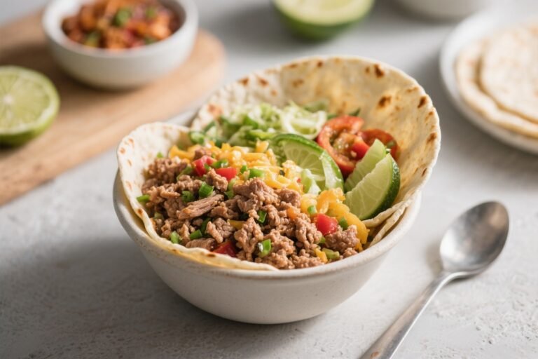 Healthy Ground Turkey Burrito Bowl – Fresh, Fast, and Satisfying