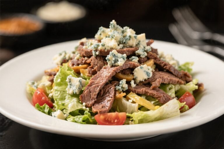 Million Dollar Blue Cheese Steak Salad – A Rich, Satisfying Main Course