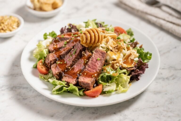 Million Dollar Honey Glazed Steak Salad – Sweet, Savory, and Satisfying