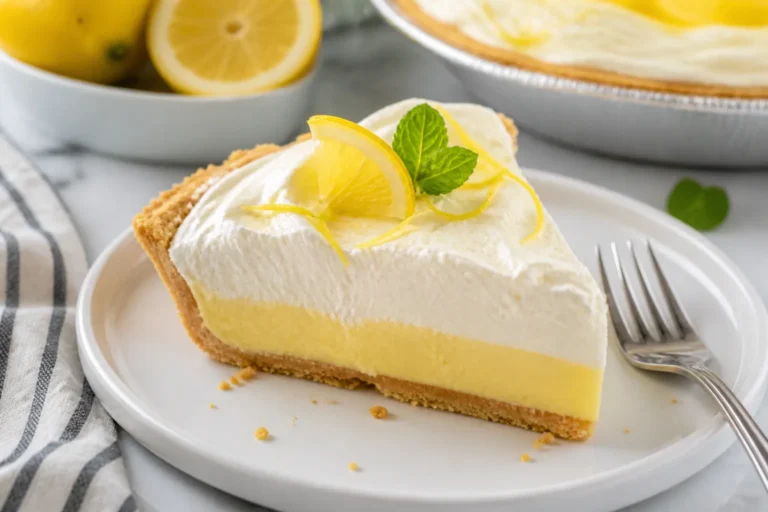Sugar Free Lemon Icebox Pie – Bright, Creamy, and Refreshing