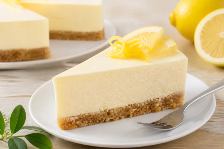 No Bake Keto Lemon Cheesecake – Bright, Creamy, and Effortless