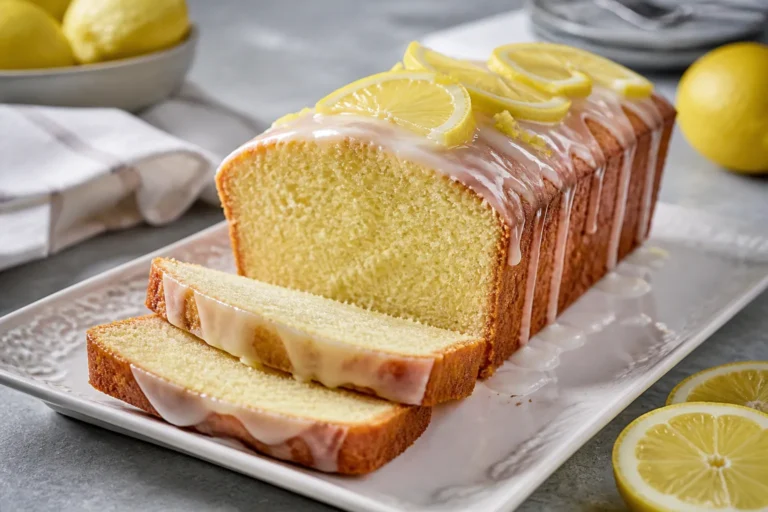 Keto Lemon Pound Cake – Bright, Moist, and Low-Carb