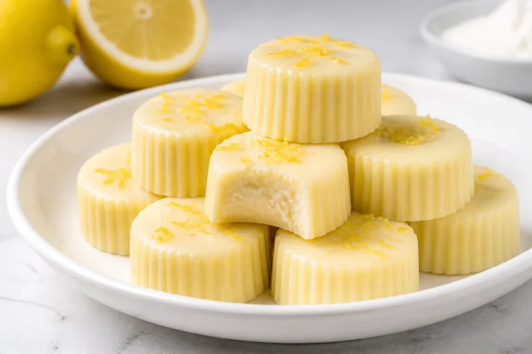 Low Carb Lemon Cream Cheese Fat Bombs – Bright, Zesty, and Satisfying