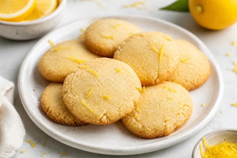 Keto Lemon Shortbread Cookies – Bright, Buttery, and Low-Carb