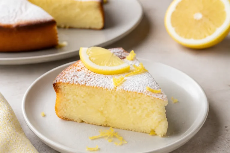 Low Carb Lemon Ricotta Cake – Bright, Soft, and Naturally Sweet