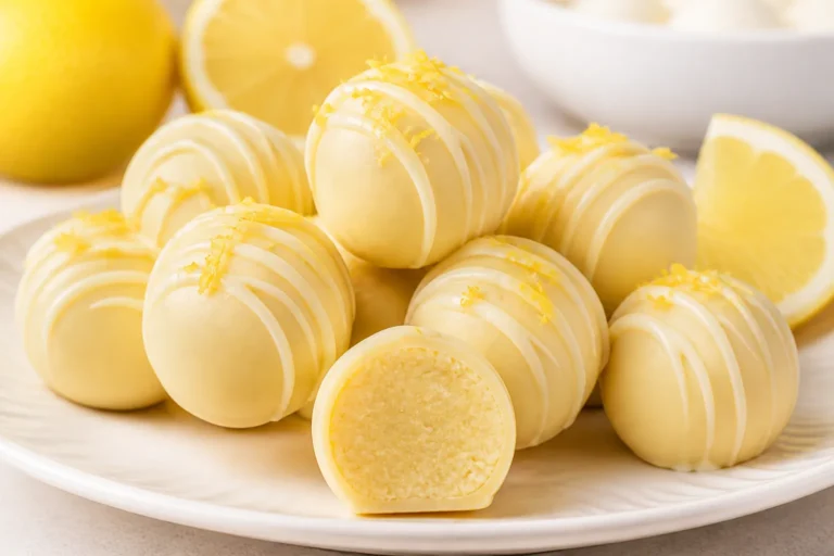 Keto Lemon Truffles – Bright, Creamy, and Low-Carb Treats
