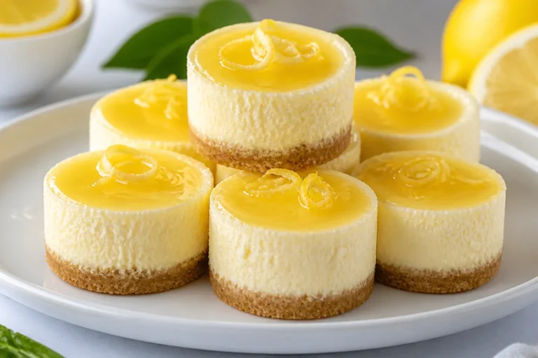 Melt-In-Your-Mouth Low Carb Lemon Cheesecake Bites – Bright, Creamy, and Easy