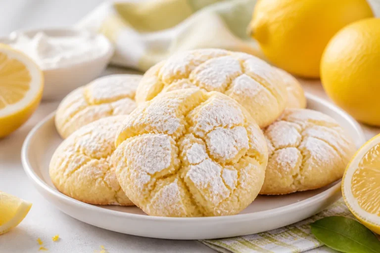 Keto Lemon Crinkle Cookies – Bright, Zesty, and Low-Carb