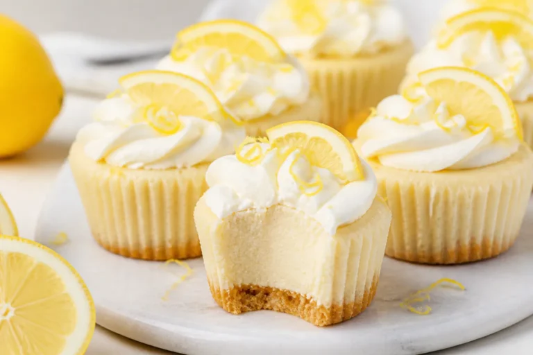 Mini Low Carb Lemon Cheesecake Cupcakes – Bright, Creamy, And Perfectly Portable