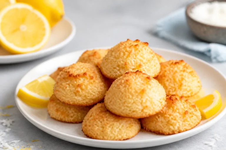 Low Carb Lemon Coconut Macaroons – Bright, Chewy, and Naturally Sweet