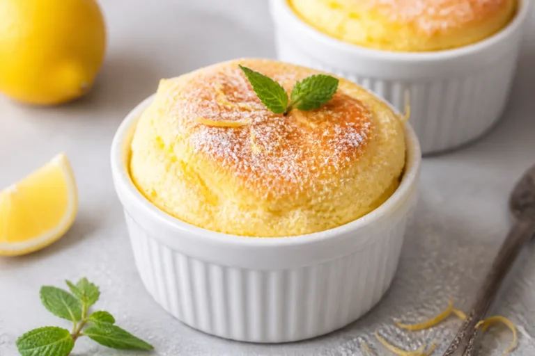 Keto Lemon Soufflé – Light, Zesty, and Low-Carb
