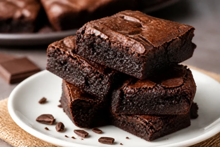 Low Carb Fudgy Chocolate Brownies – Rich, Chewy, and Satisfying