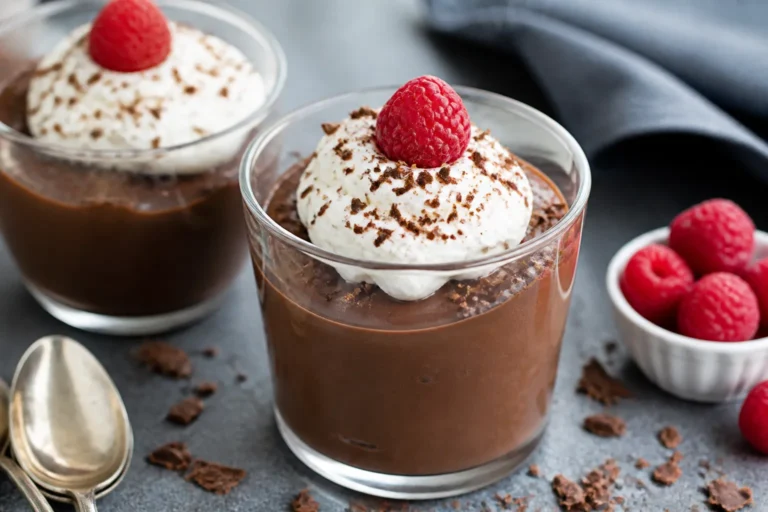 Keto Chocolate Pudding Parfaits – Creamy, Low-Carb Layered Treat