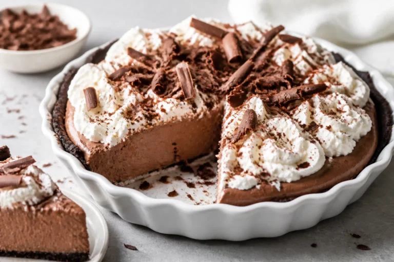 Low Carb Chocolate Cream Pie – Rich, Silky, and Surprisingly Simple