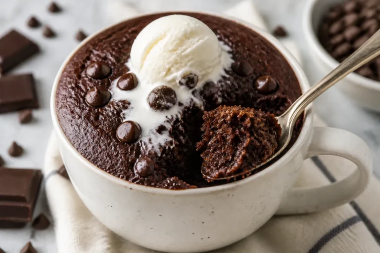 Low Carb Chocolate Mug Brownie – A Quick, Satisfying Treat