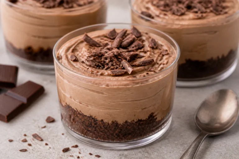 Low Carb No-Bake Chocolate Cheesecake Cups – Creamy, Easy, and Satisfying
