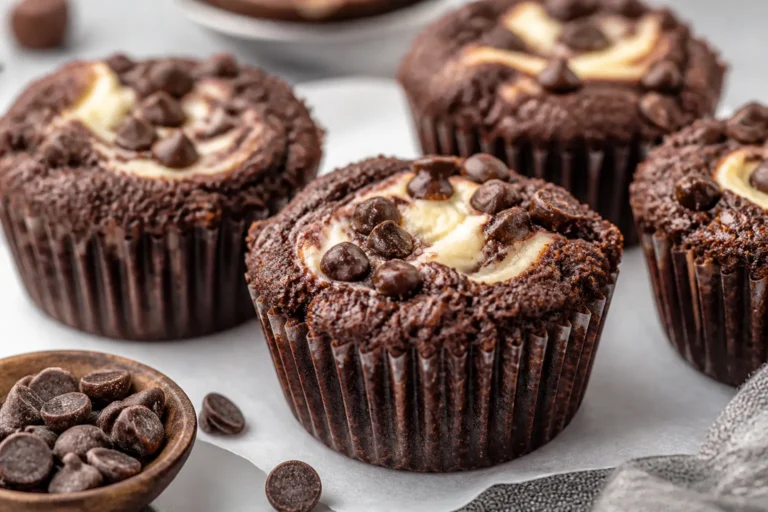 Low Carb Chocolate Cream Cheese Muffins – Rich, Moist, and Satisfying