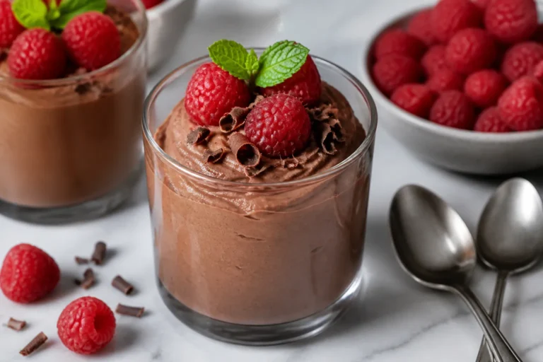 Keto Chocolate Raspberry Mousse – Creamy, Low-Carb Indulgence