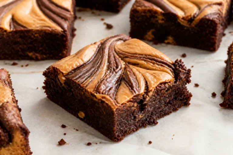 Low Carb Chocolate Peanut Butter Swirl Brownies – Fudgy, Rich, and Satisfying