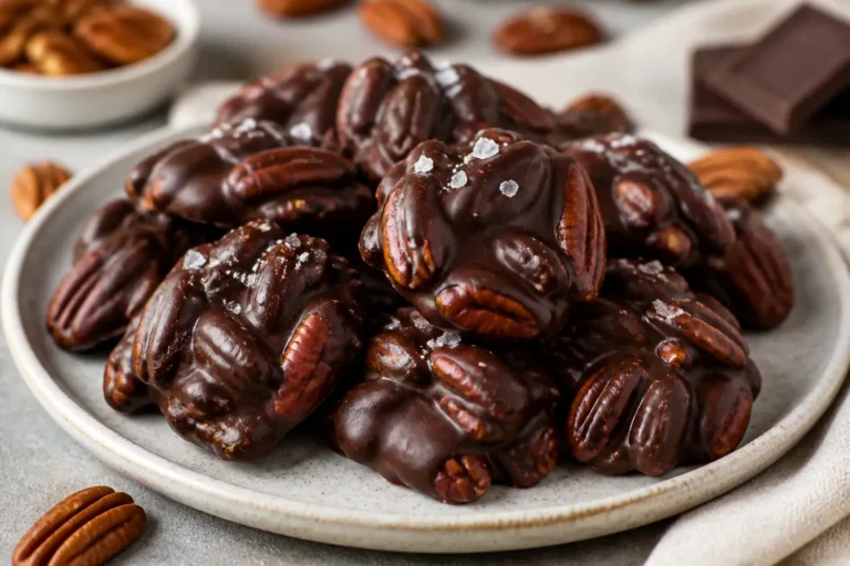 Keto Dark Chocolate Pecan Clusters – A Crunchy, Low-Carb Treat
