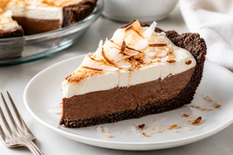 Low Carb Chocolate Coconut Cream Pie – A Rich, Satisfying Dessert Without the Sugar Crash