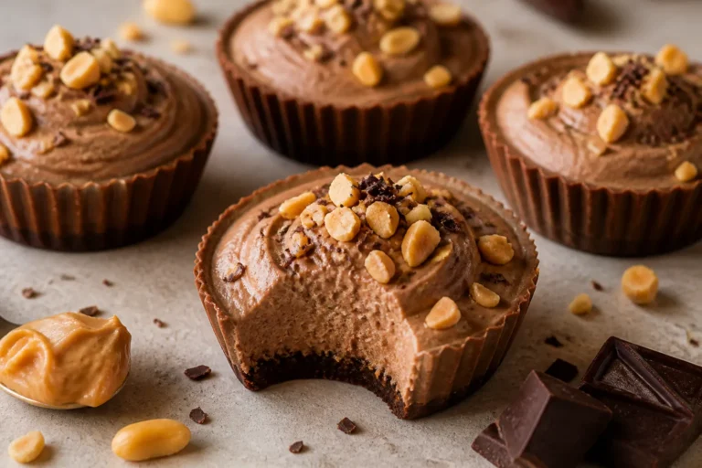 Keto Chocolate Peanut Butter Mousse Cups – A Rich, Low-Carb Treat