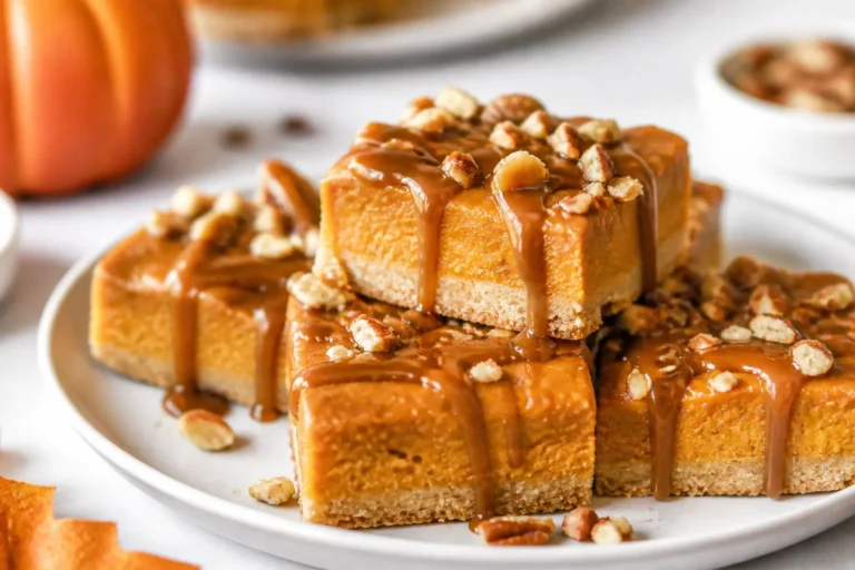Keto Pumpkin Caramel Bars – Cozy, Low-Carb Treat With Layers of Flavor