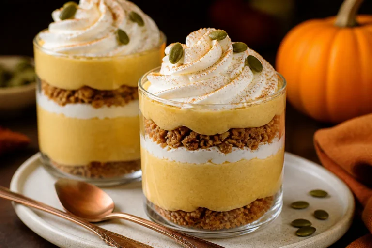 Keto Pumpkin Mousse Parfaits – Creamy, Cozy, and Low-Carb
