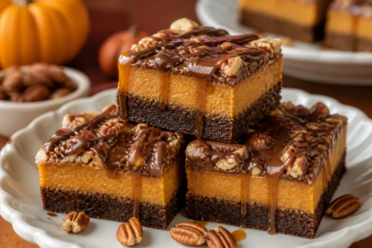 Low Carb Pumpkin Turtle Bars – A Cozy, Indulgent Treat Without the Sugar Spike