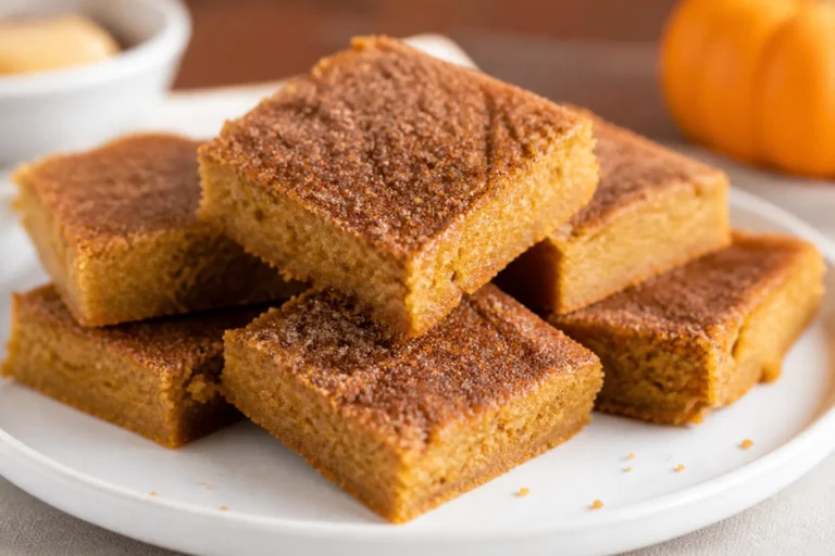 Low Carb Pumpkin Snickerdoodle Bars – Soft, Spiced, and Satisfying