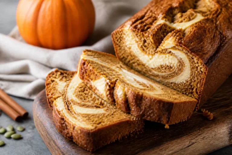 Low Carb Pumpkin Bread With Cream Cheese Swirl – Cozy, Moist, and Easy