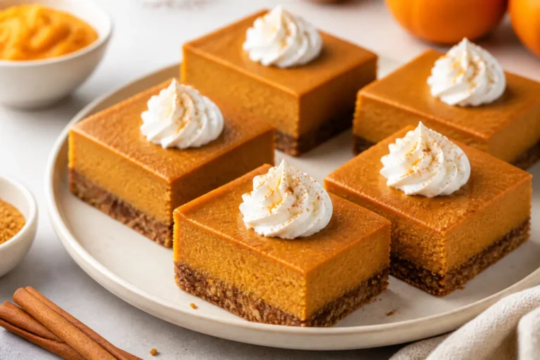 Low Carb Pumpkin Pie Bars – Cozy Flavor With Fewer Carbs