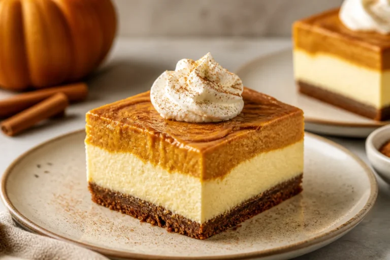 Keto Pumpkin Butter Cheesecake Squares – Creamy, Spiced, and Low-Carb