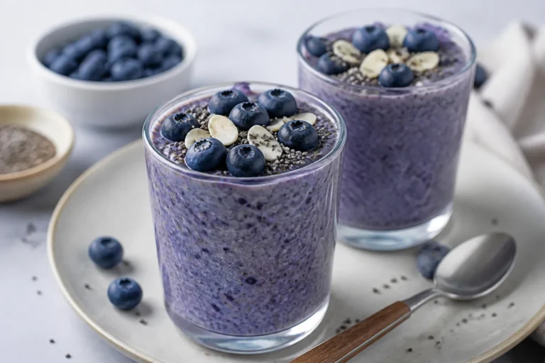 High Protein Blueberry Chia Pudding – A Creamy, Make-Ahead Breakfast