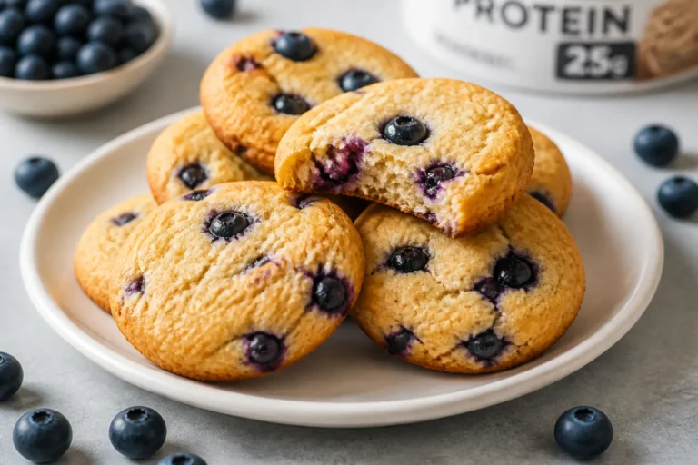 Keto Blueberry Protein Cookies – Soft, Satisfying, and Low-Carb