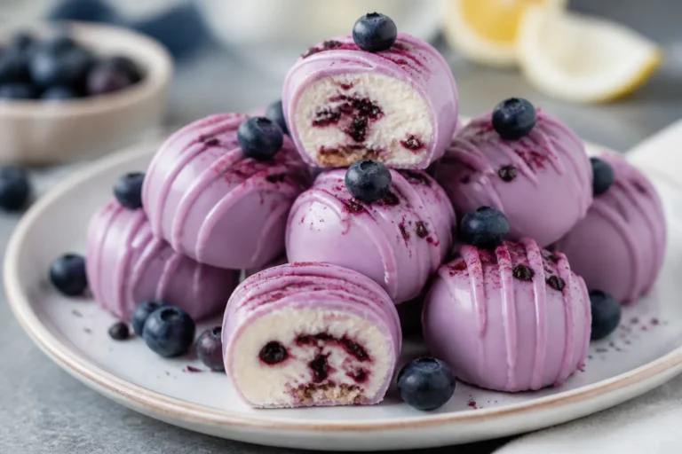 Keto Blueberry Cheesecake Fat Bombs – A Creamy, Low-Carb Treat