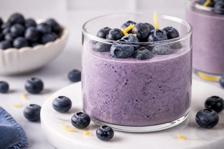Low Carb Blueberry Protein Pudding – Creamy, Satisfying, and Simple