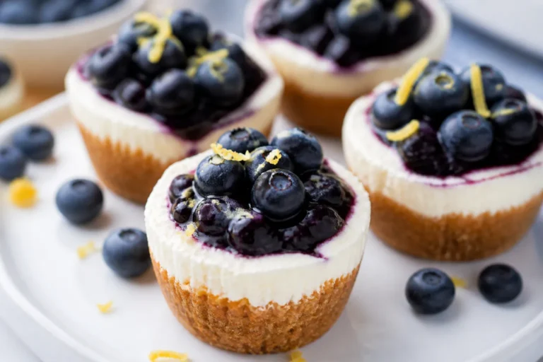 Low Carb Blueberry Cream Pie Cups – A Light, No-Bake Treat