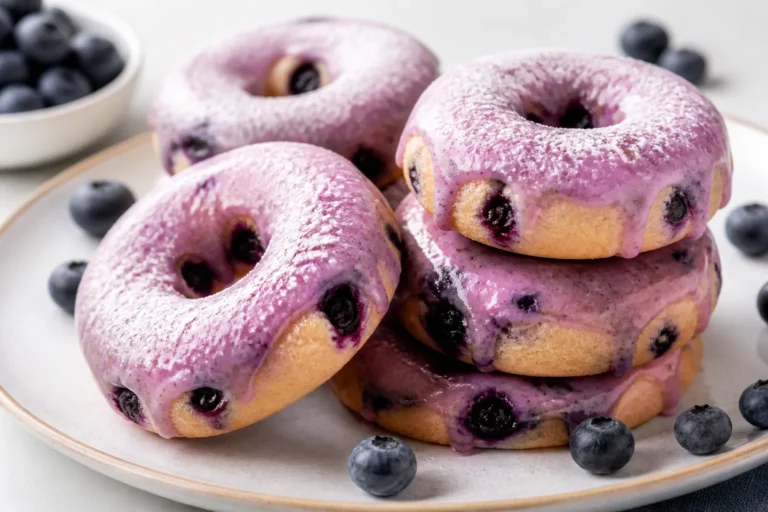 Low Carb Blueberry Protein Donuts – Soft, Satisfying, and Naturally Sweet